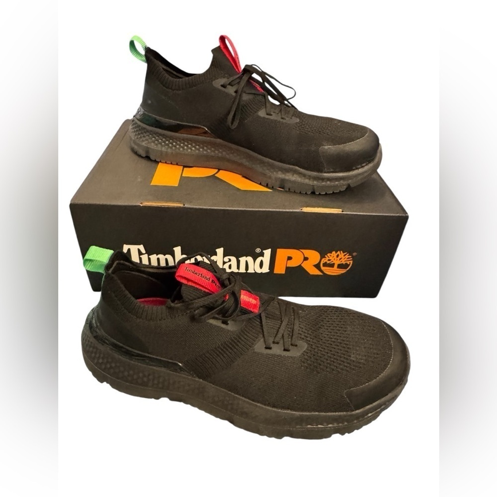 Timberland Pro Setra Black Composite Toe Shoe Sneaker Work Shoe Men’s Size 8.5